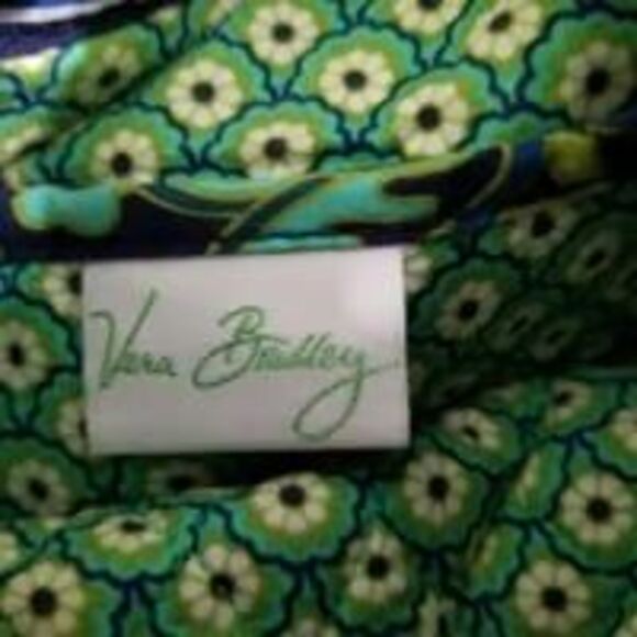 Vera Bradley tote bag in the "Rhythm and Blues" pattern retired READ - Picture 9 of 11